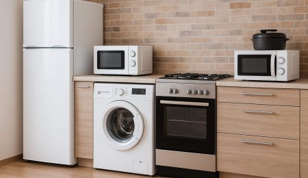 Photo d’un électroménager d’occasion en Tunisie dans une cuisine moderne — comparatif entre achat neuf et d’occasion