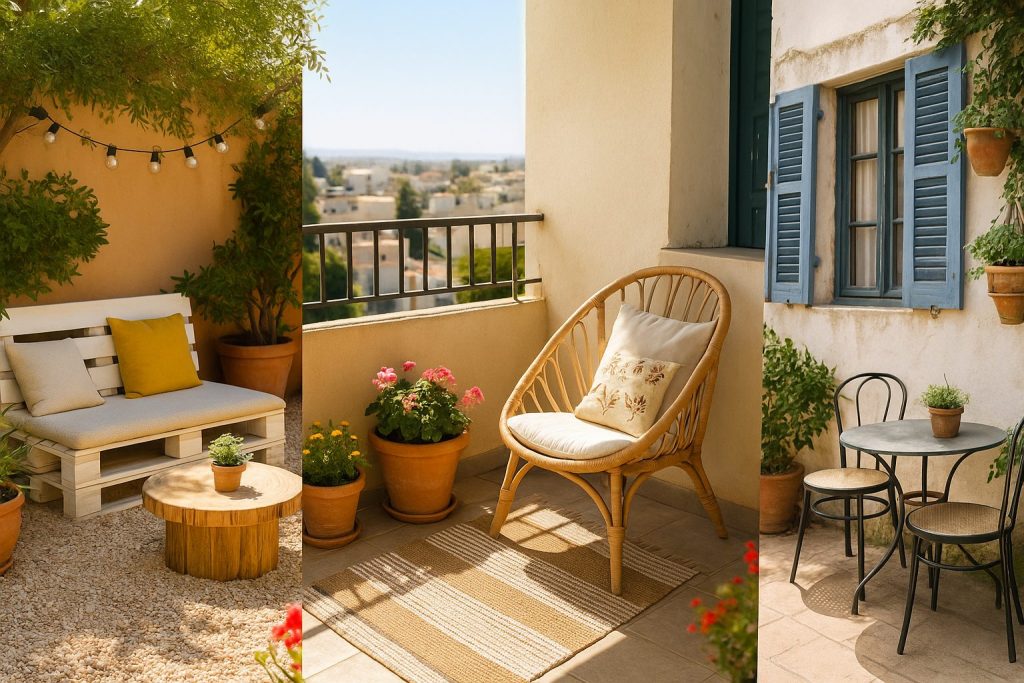 Trois exemples réels de transformations de jardin en Tunisie avec un petit budget : idées de récup et décoration originale