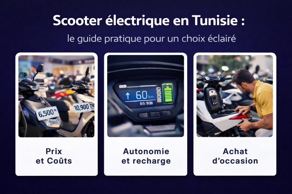 Moto électrique en Tunisie : prix, autonomie réelle et achat d’occasion
