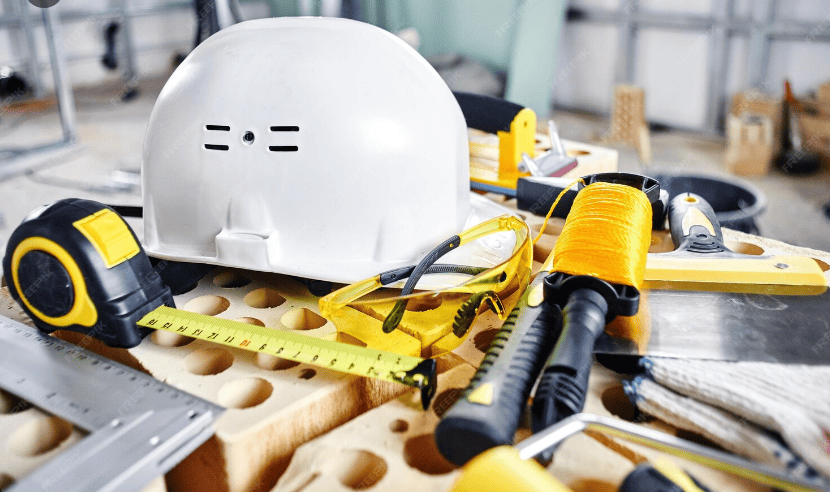 Matériel et équipements de protection individuelle pour chantier BTP