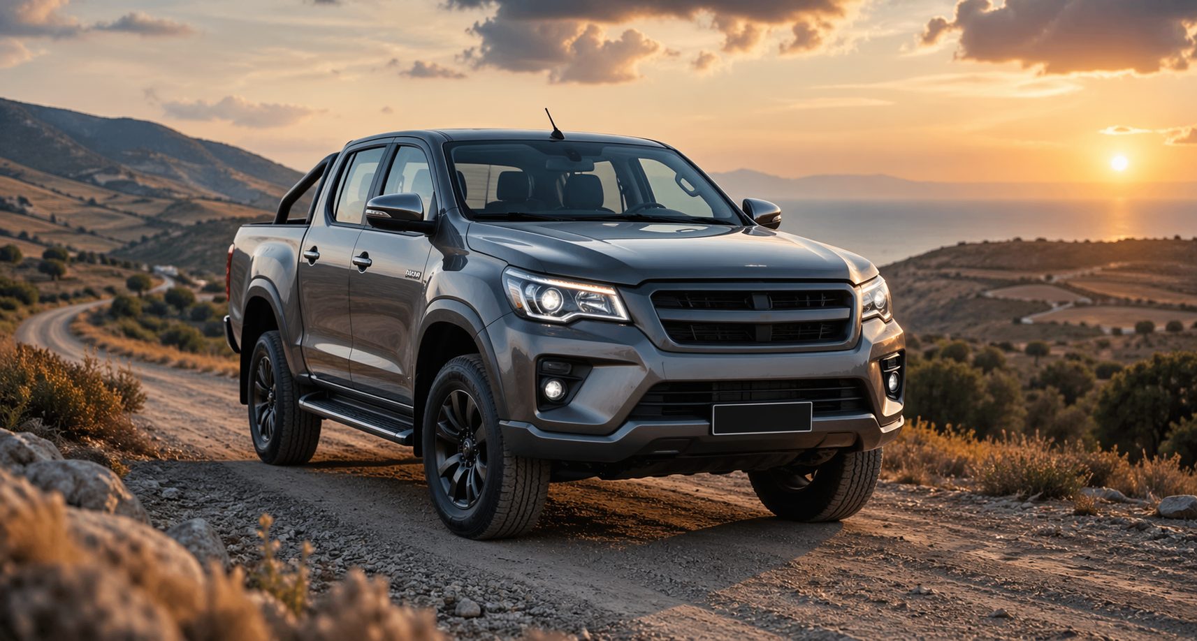 Pickup double cabine en Tunisie sur route, comparatif prix et meilleurs modèles