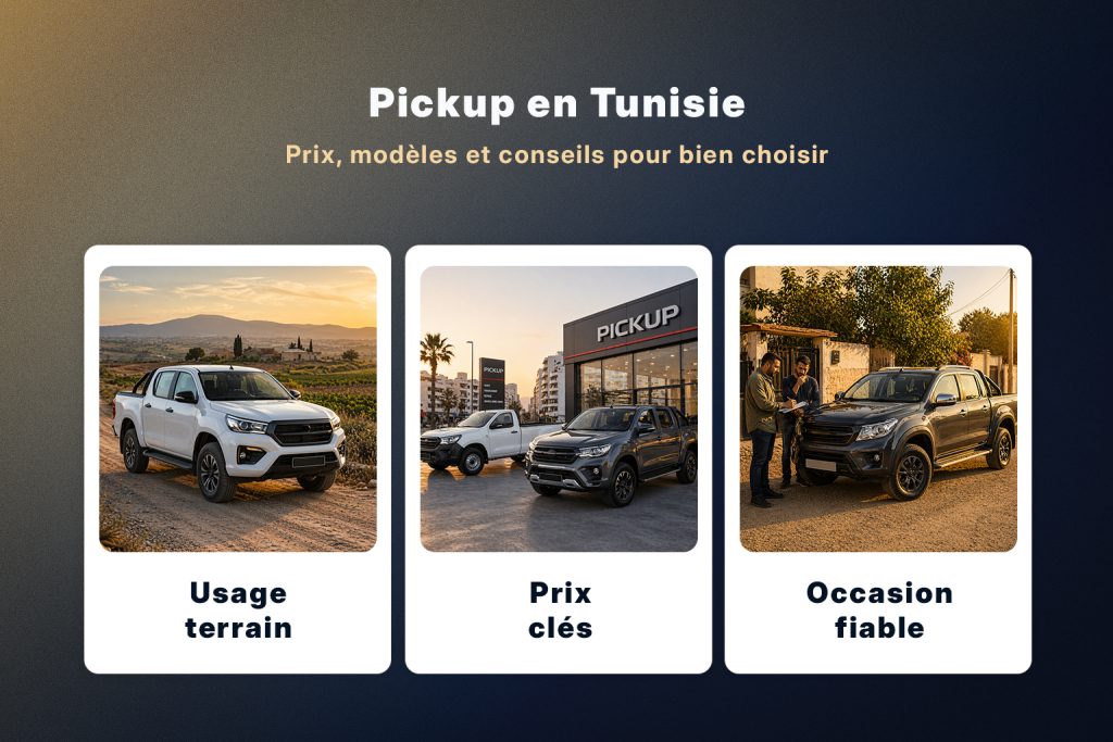 Guide pickup Tunisie avec prix, modèles et conseils pour bien choisir