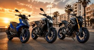 Comparatif Yamaha MT-07 MT-09 et Nitro en Tunisie