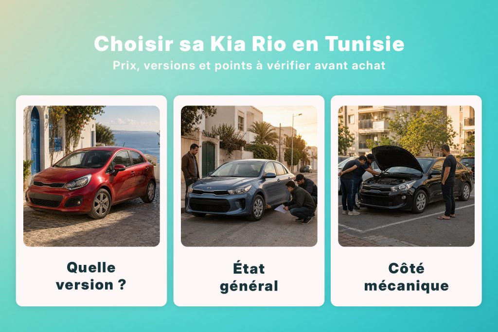 Guide pratique pour vérifier une voiture Kia Rio avant achat
