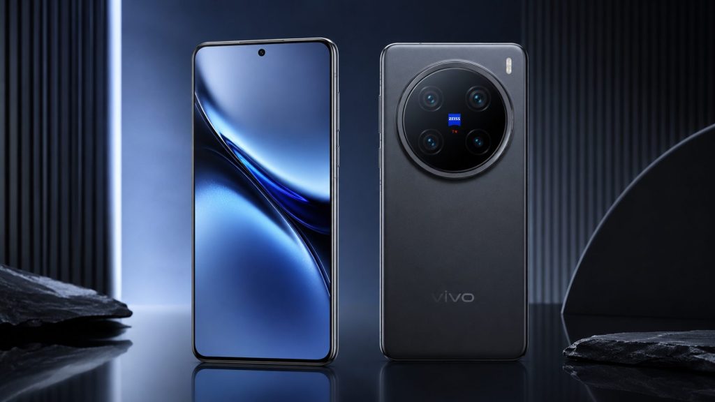 Vivo X200 Ultra présenté de face et de dos pour comparer les versions disponibles