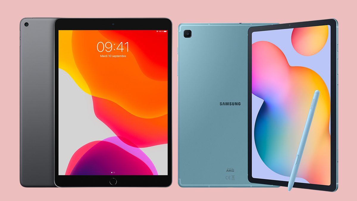 Comparaison entre un iPad et une Samsung Galaxy Tab S6 Lite