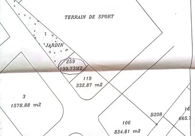 قطعة ارض للبيع بجندوبة