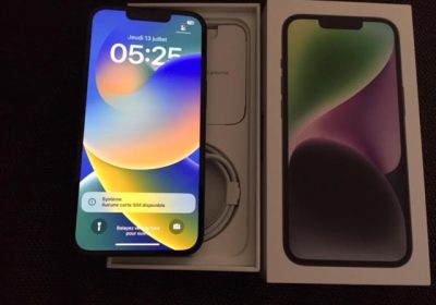 iPhone 14 128 Go Neuf à Vendre à Ariana - 2400 TND