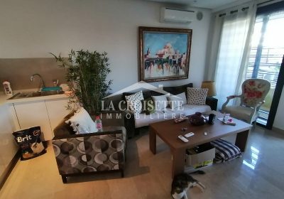 Appartement meublé S+1 avec jardin à La Marsa ZAL1125