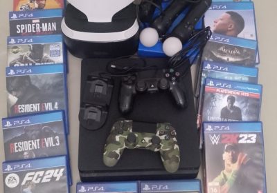 Playstation 4 + VR + 14 CD