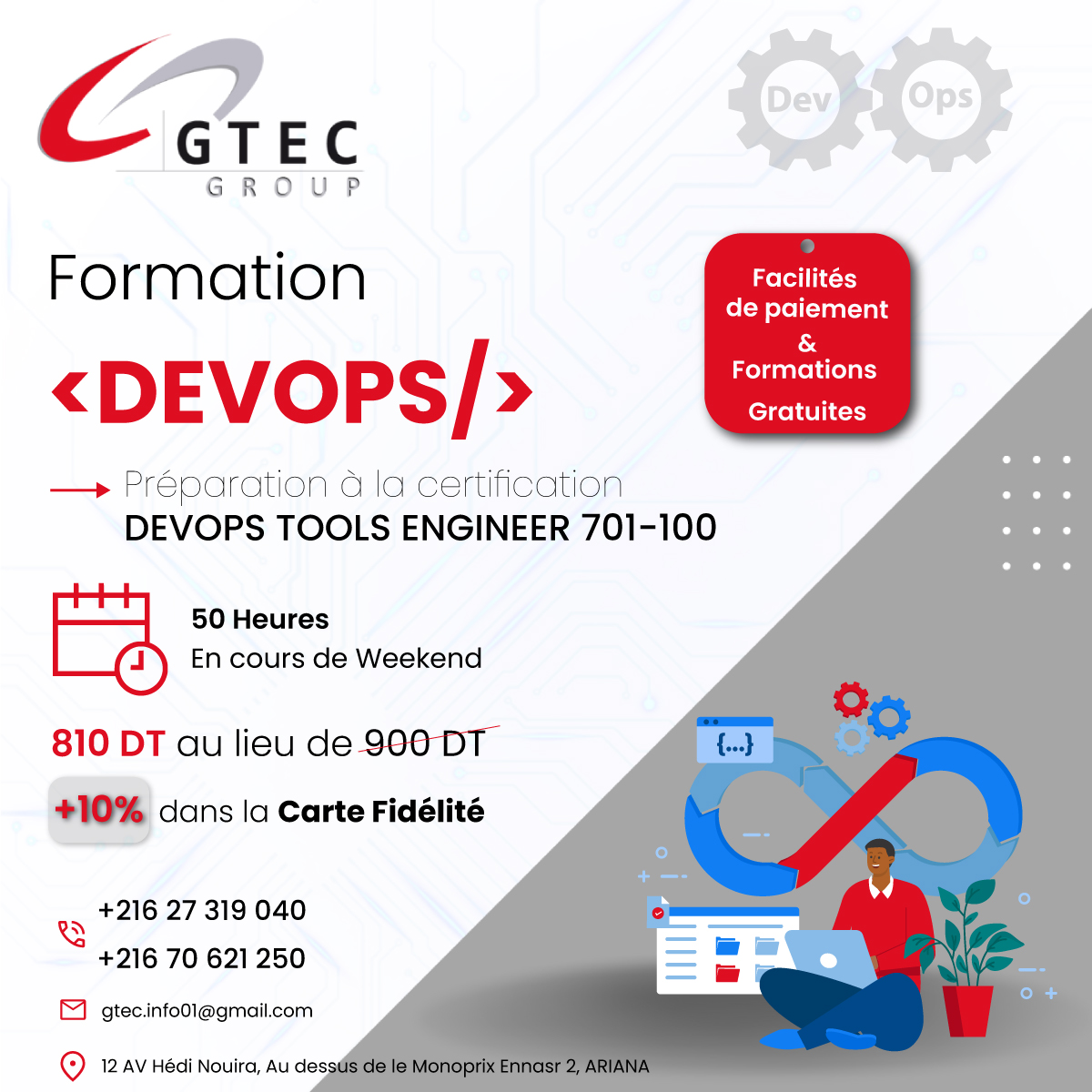 Formation Pratique en DevOps Tools Engineer