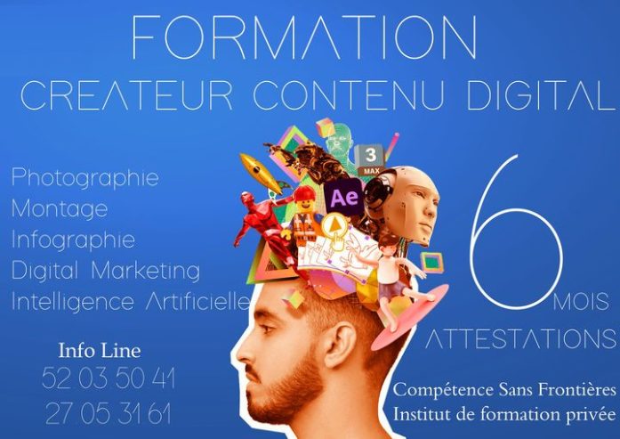 Formation Créateur Contenu Digital