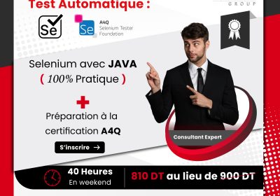 Formation Selenium Web driver avec Java & Prépation A4Q