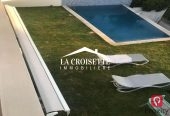 Rez-de-chaussée de villa S+4 avec piscine à Gammarth ZRCL029