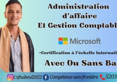 Technicien En Administration d’affaires et gestion comptable