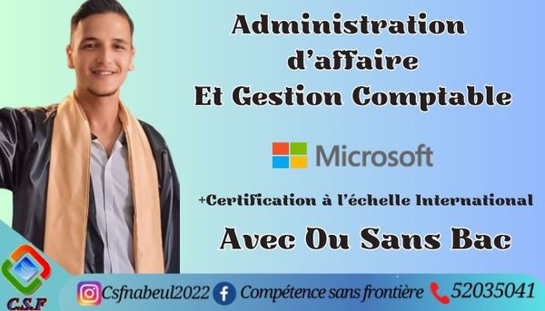 Technicien En Administration d’affaires et gestion comptable