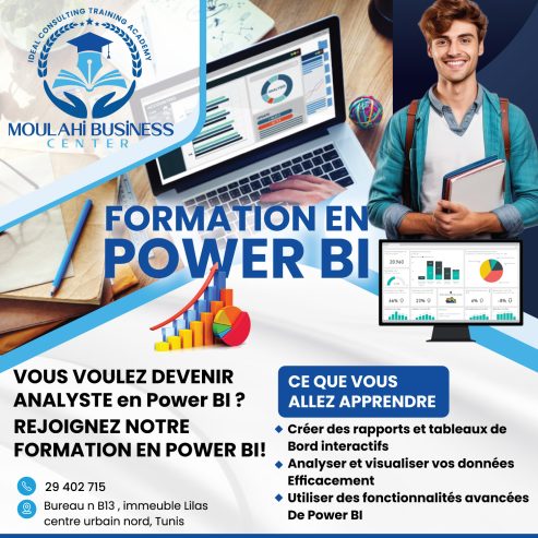 Moulahi-Business-Center-formation-Power-BI-prix-800-dinars-proxity.tn-annonce-centre-de-formation-tunisie