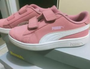 Basket Puma rose fille – El Mourouj – Pointure 33 – Comme neuve !