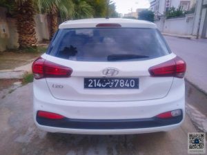 Hyundai i20 2020 – Hammam Chatt – 5 CV – Essence