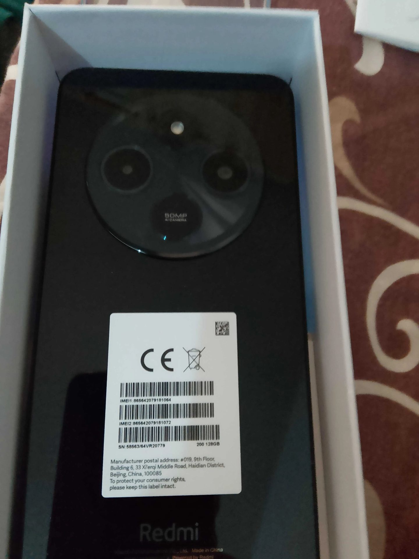 Telephone-XIAOMI-Redmi-14C-Noir-a-vendre-a-Ben-Arous-prix-500-dinars-proxity.tn-annonces-tunisie-telephone-a-vendre-2