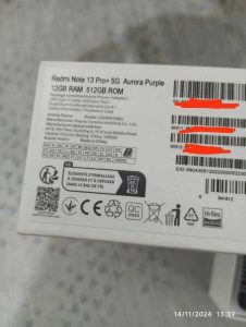 Xiaomi Redmi Note 13 Pro Plus 5G – Radès – Aurora Perple – 12/512 Go