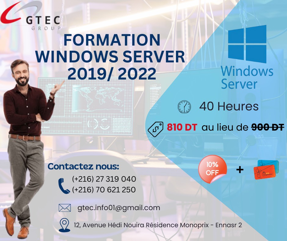 Formation Administrateur Système Windows Server 2019-2022