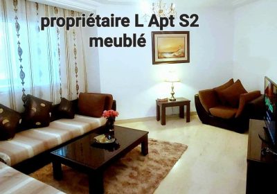 Appartement S+2 meublé proche lac2 pour étranger à l'année