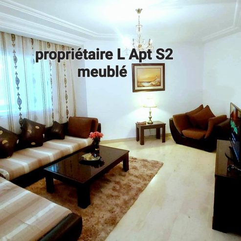 Appartement S+2 meublé proche lac2 pour étranger à l’année