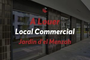 Local Commercial + Terrasse – Jardins d’El Menzah – 2800 DT