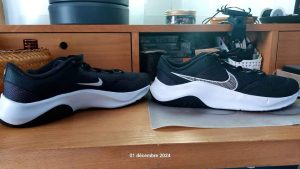 Nike Legend Essential 3 Next Nature – P 41 – Neuf – Noir/Blanc – 270 DT