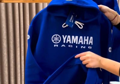 Sweat à Capuche Yamaha Racing Bleu