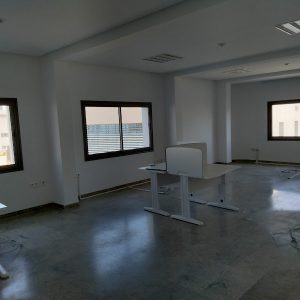 Bureau à Louer – 200m² – Open Space + 3 Bureaux – Charguia 2 – 3500 DT