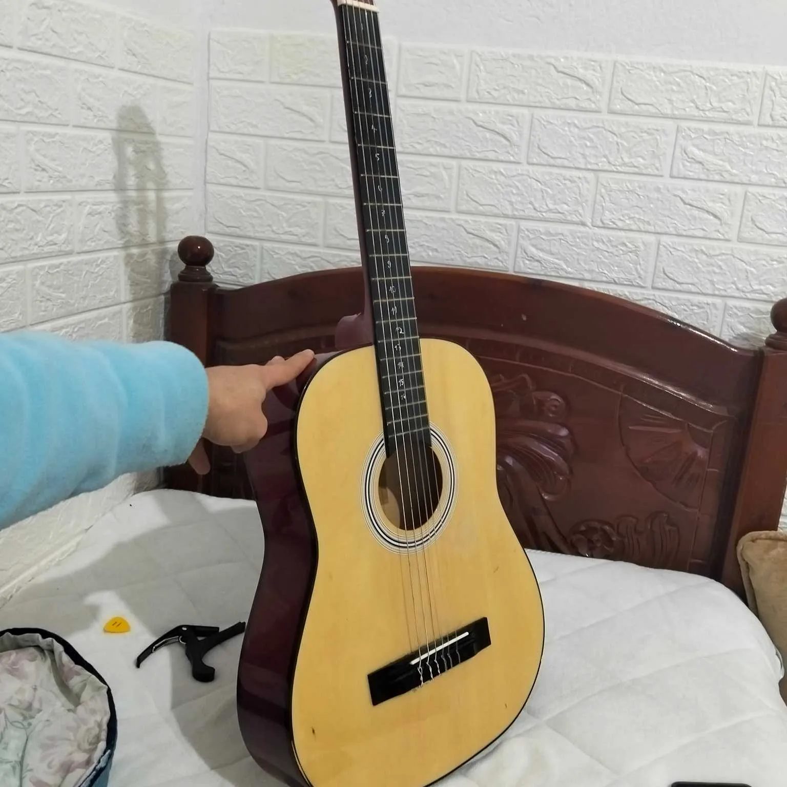 Guitare-Acoustique-Rocket-Music-XF201CN-Bon-etat-Bembla-Monastir-260-DT-5