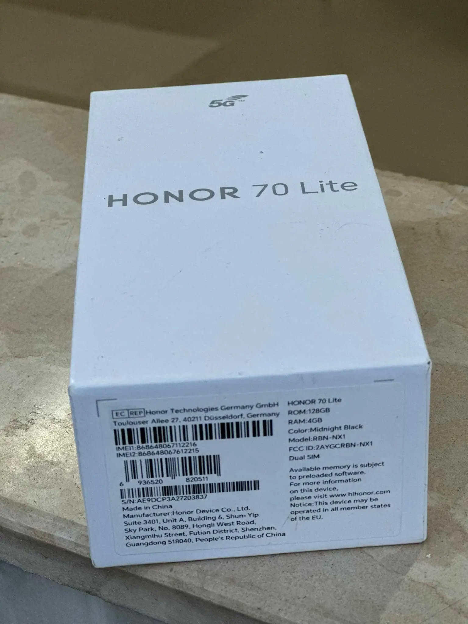 HONOR-70-Lite-5G-Neuf-Cachete-128Go-Stockage-4Go-Ram-Prix-530-DT-El-Omrane-Superieur-2