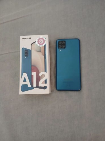 Samsung-Galaxy-A12-64Go-Bleu-Peu-Utilise-300-DT-Nouvelle-Ariana