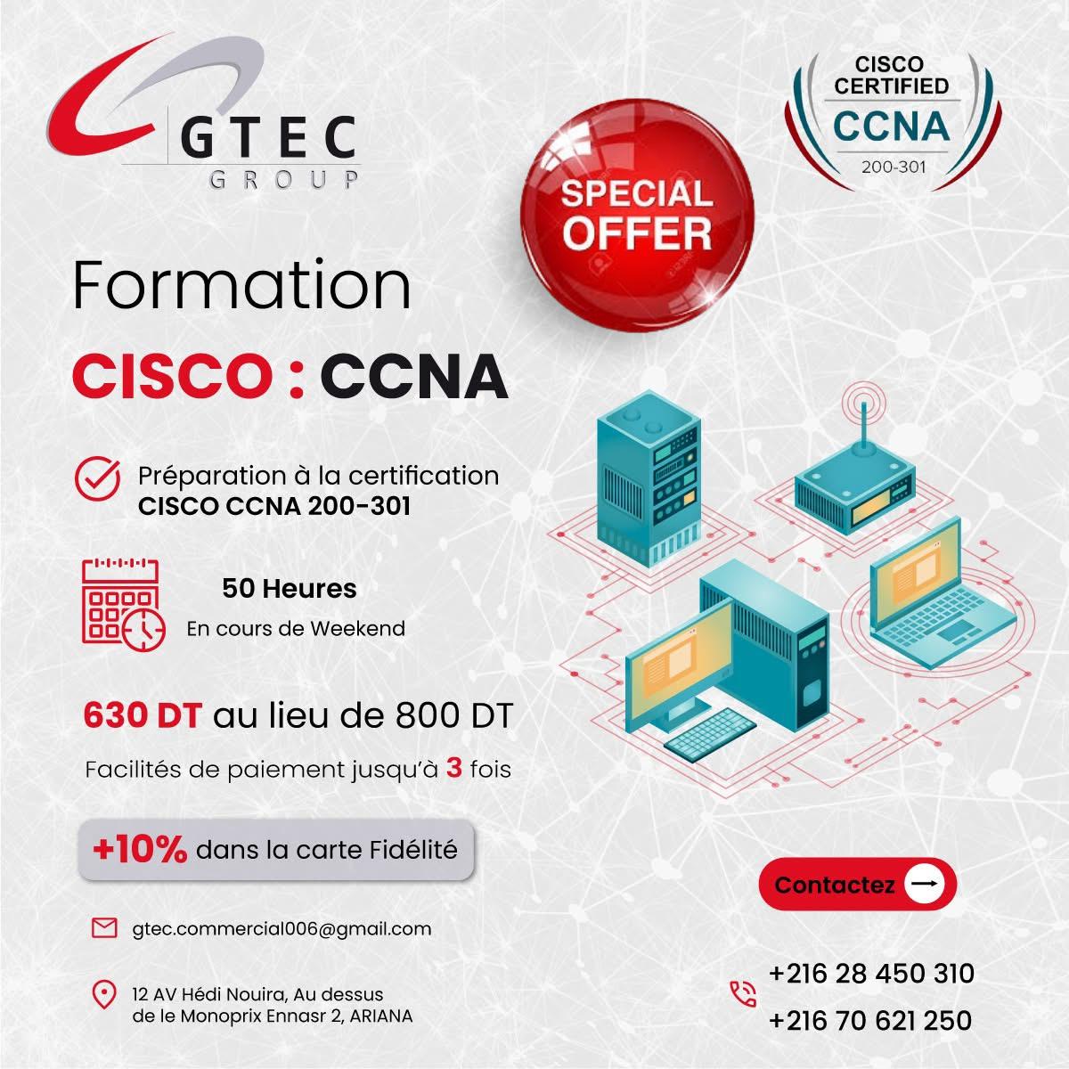 Formation et Certification CCNA