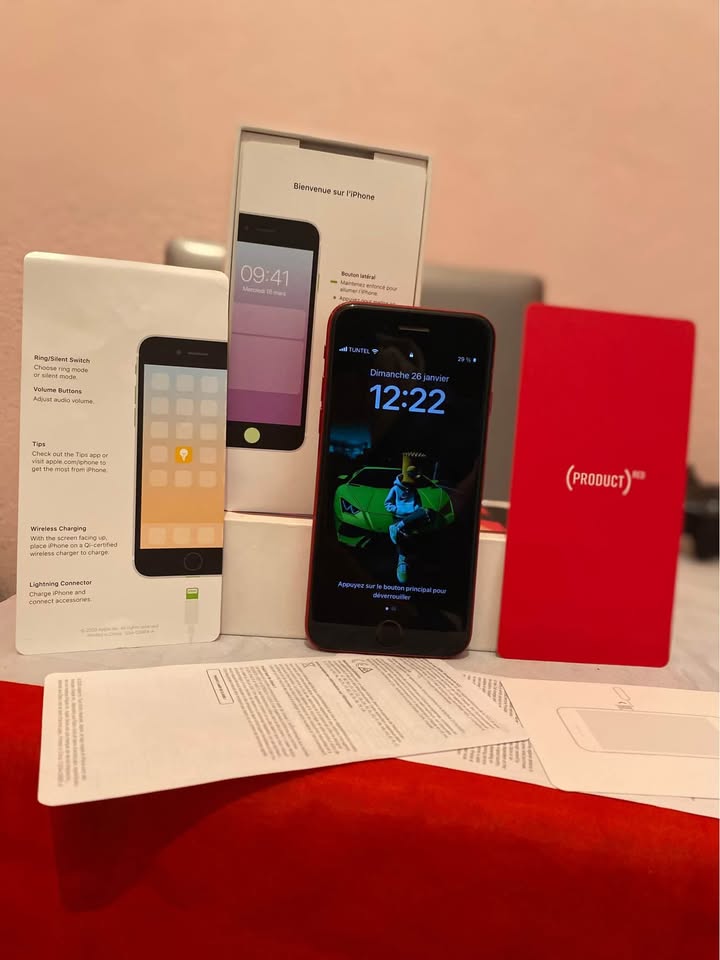 iPhone-SE-2020-Rouge-64-Go-a-vendre-a-Tunis-–-Prix-420-TND-6