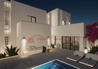 VILLA AVEC PISCINE ZONE URBAINE A DJERBA