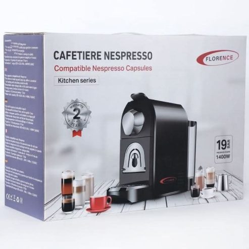 Machine-a-cafe-a-capsules-Florence-neuve-puissance-1400W-a-vendre-a-Sfax