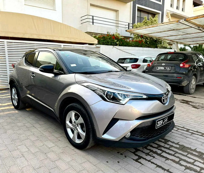 Toyota-C-HR-2020-Pack-Prestige-Carthage-Phares-LED-Prix-68 000-DT-vue-aile-droite