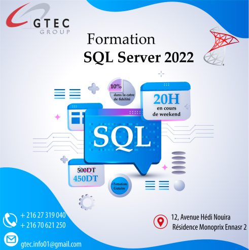 Formation Certifiante SQL SERVER 2022