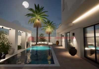 CONSTRUIRE UNE VILLA AVEC PISCINE À DJERBA EN TUNISIE ZU