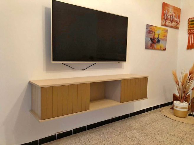 Meuble-TV-suspendu-a-vendre-a-La-Nouvelle-Medina