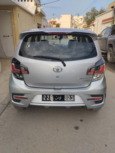 Vue-arrieere-Toyota-Agya-occasion-a-tunis