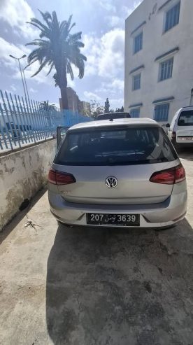 Vue-arriere-Volkswagen-Golf-7-2018-a-vendre-a-Nabeul