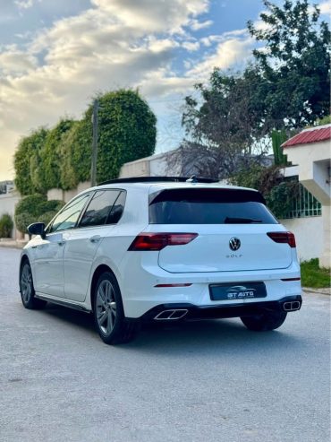 Vue-arriere-Volkswagen-Golf-8-R-Line-2021-a-vendre-a-La-Soukra