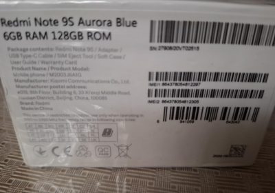 À Vendre : Xiaomi Redmi Note 9S