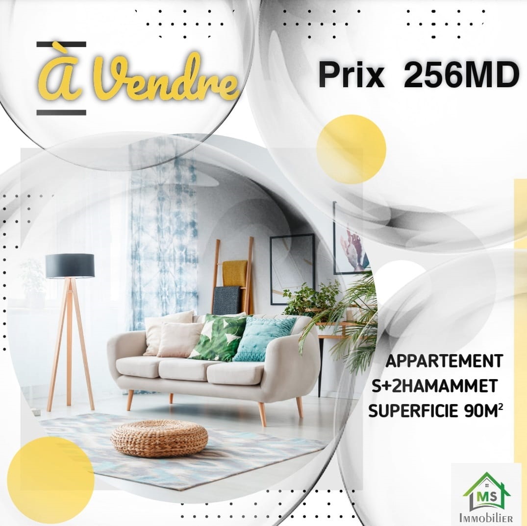 Appartement S+2 à Vendre à Hammamet Nord