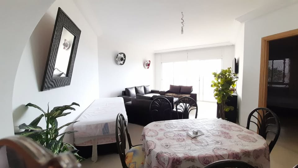 Salon-meuble-location-vacances-Hammamet
