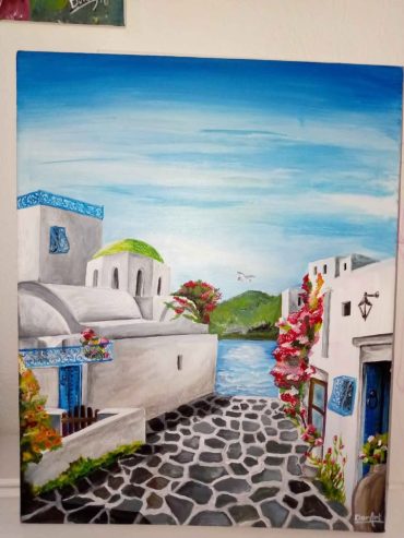 oeuvre-dart-mediterraneenne-originale-decoration-murale-tunisie